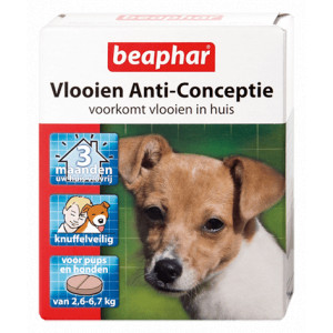 Afbeelding Beaphar Vlooien Anti-Conceptie (2,6 tot 6,7 kg) hond Per verpakking door Brekz.nl