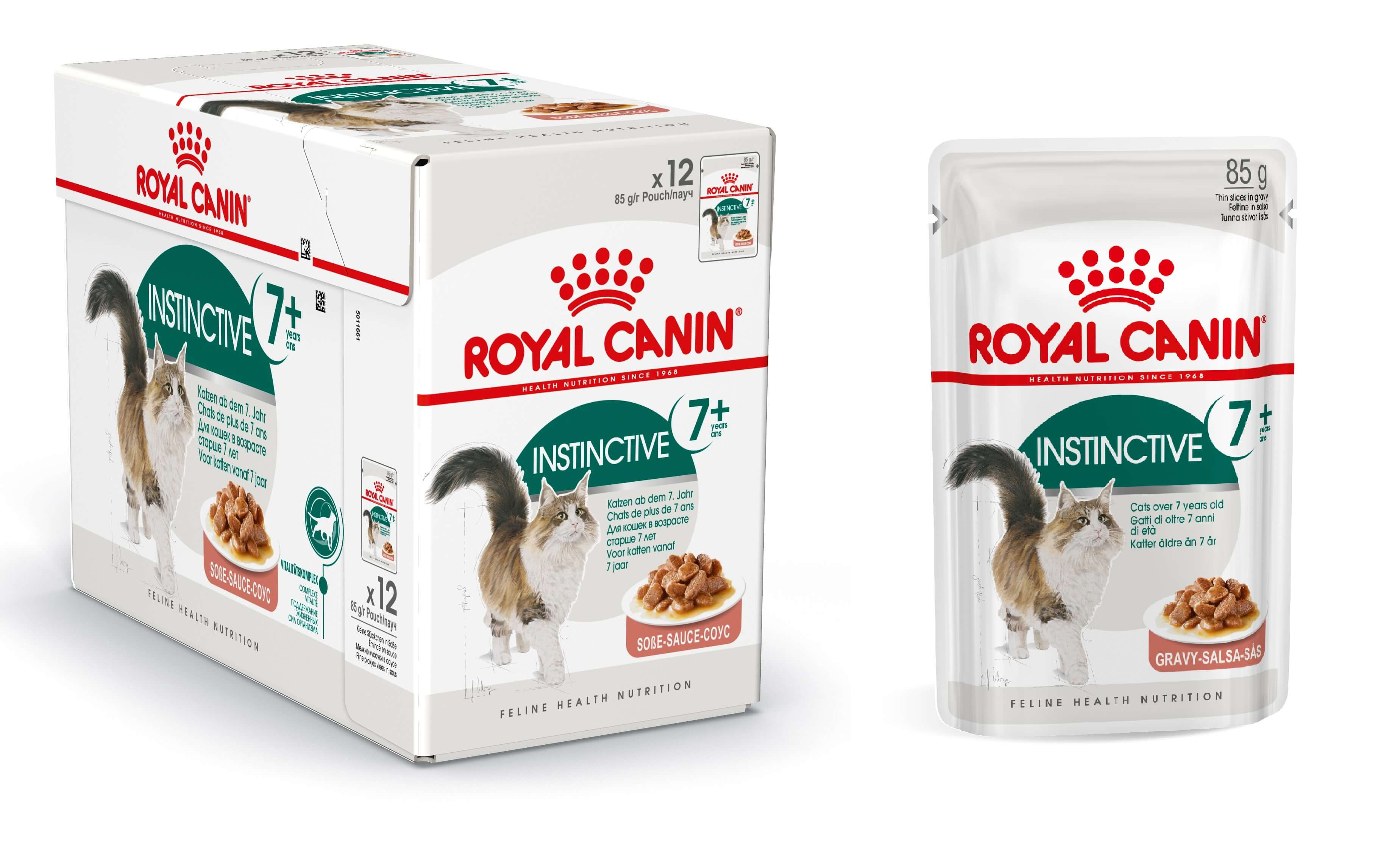 Royal Canin Instinctive 7+ kattenvoer in gravy 12 zakjes