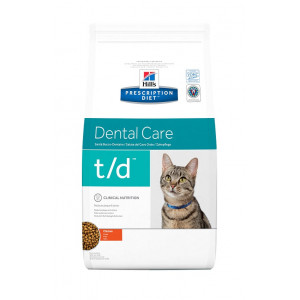 Afbeelding Hill's Prescription Diet T/D kattenvoer 1.5 kg door Brekz.nl