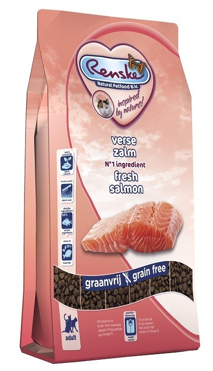 Renske Super Premium Adult verse bereide zalm kattenvoer