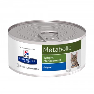 Afbeelding Hill's Prescription Diet Metabolic 156 gr blik kattenvoer 1 tray (24 blikken) door Brekz.nl