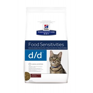 Hill's Prescription Diet D/D kattenvoer 3 x 1,5 kg