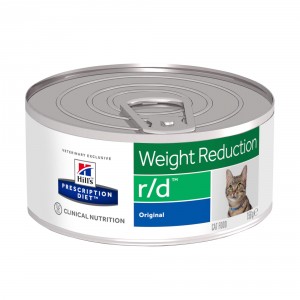 Hill's Prescription Diet R/D blik 156 gr kattenvoer 1 tray (24 blikken)