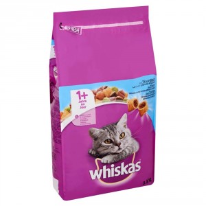 Afbeelding Whiskas Brokjes +1 Tonijn kattenvoer 3.8 kg door Brekz.nl