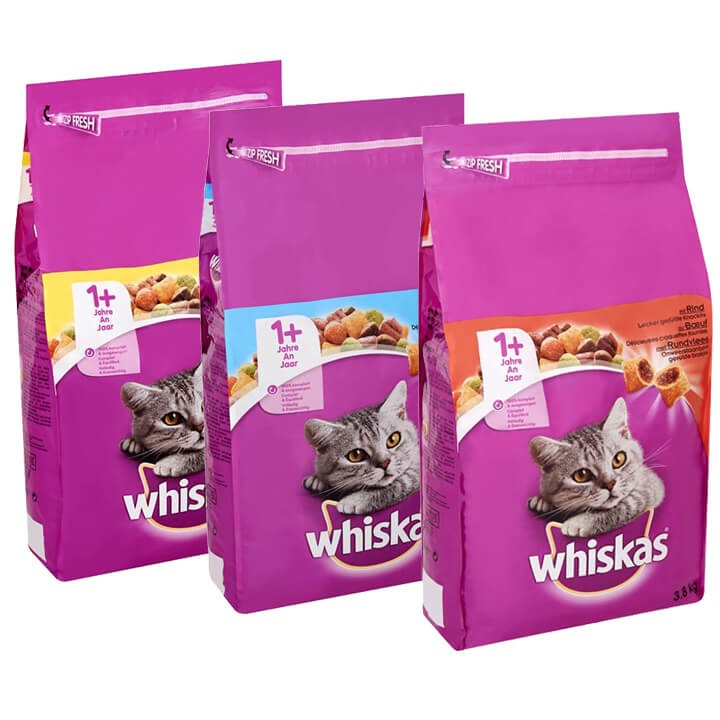 Whiskas Combipack Adult 1+ kattenvoer