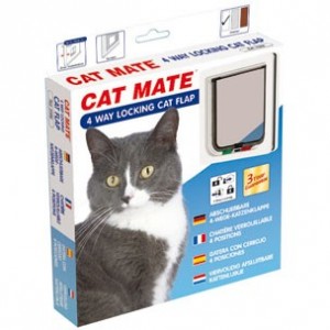 Afbeelding Cat Mate kattenluik 309 Wit door Brekz.nl