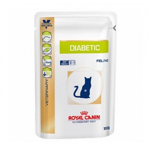 Royal Canin Veterinary Diet Diabetic zakjes kattenvoer 2 x 12 zakjes