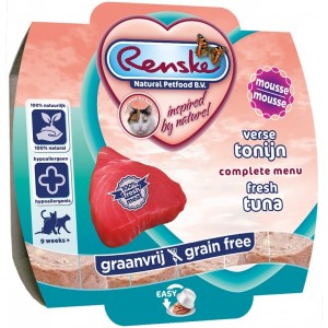 Renske Kat Vers Tonijn Mousse 100 gram Per 8