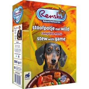 Afbeelding Renske Vers Vlees Stoofpotje met Wild - 10 x 395 gram door Brekz.nl