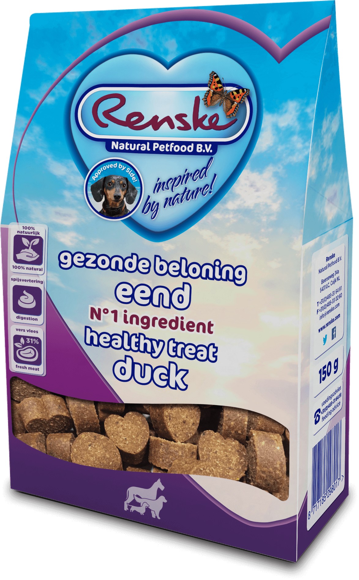 Renske Gezonde Beloning eend hondensnack