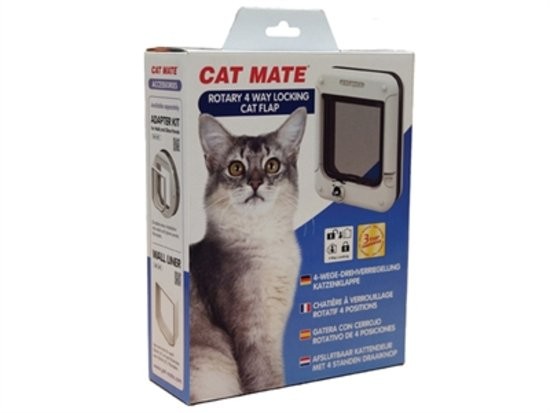 Cat Mate 4-way Rotary 358 Wit kattenluik