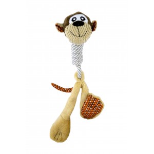 Afbeelding Plush Big Feet Naturel hondenspeelgoed Per stuk door Brekz.nl