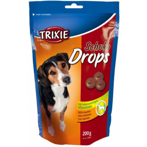 Afbeelding Trixie Choco Drops voor de hond 200 gram door Brekz.nl