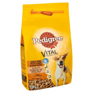 Afbeelding Pedigree Adult Mini Gevogelte hondenvoer 1.4 kg door Brekz.nl