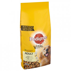 Afbeelding Pedigree Adult met Kip en Groenten hondenvoer 10 kg door Brekz.nl