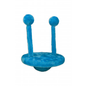 Kat Speelgoed Papillon Pluche UFO kattenspeelgoed Blauw
