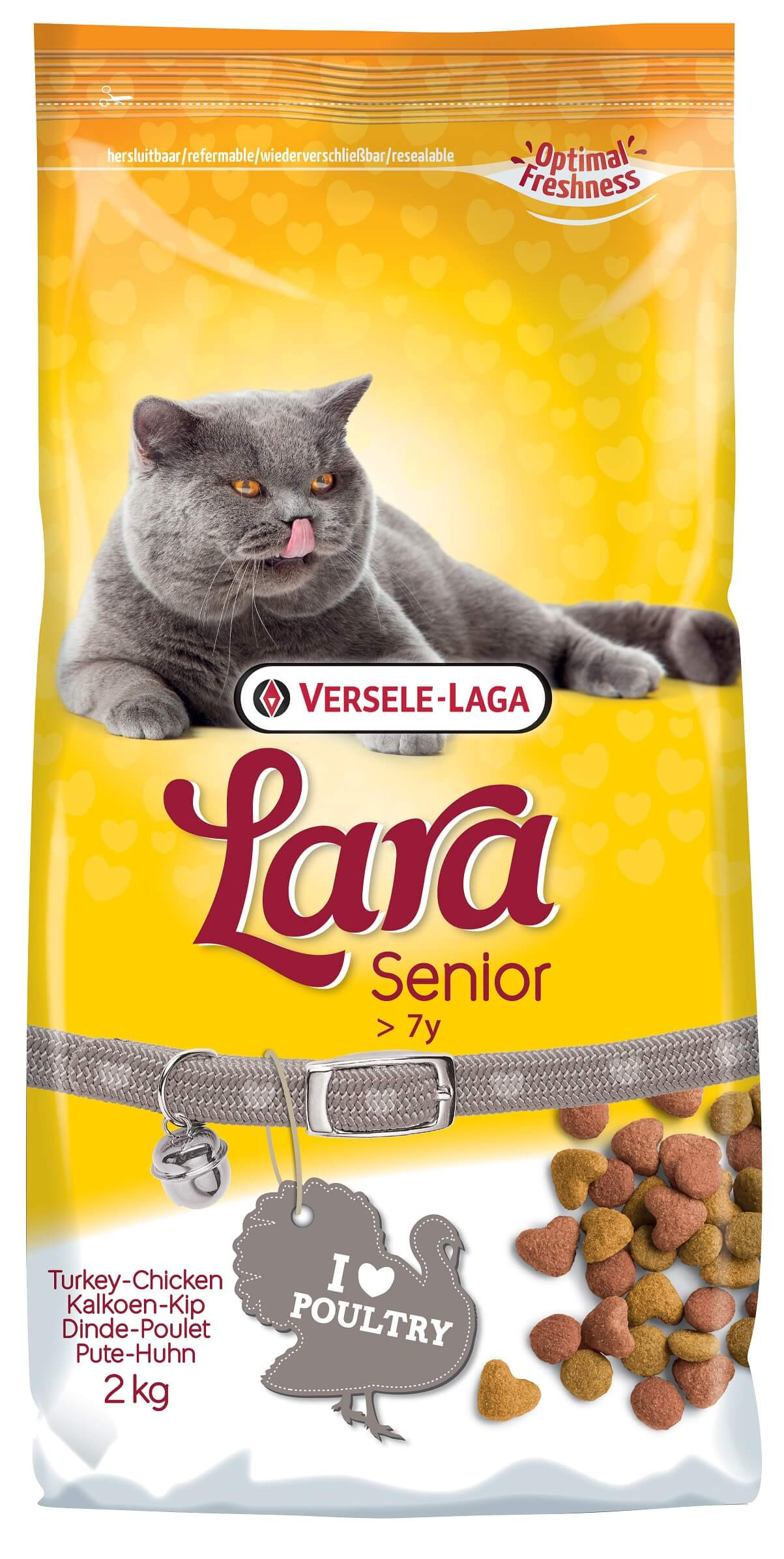 Versele-Laga Lara Senior kip met kalkoen kattenvoer