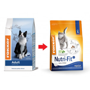 Afbeelding Fokker Nutri-Fit kattenvoer 2,5 kg door Brekz.nl