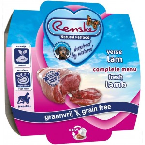 Afbeelding Renske Vers Vlees Graanvrij - Lam - 8 x 100 gram door Brekz.nl