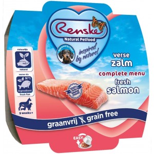 Afbeelding Renske Hond Vers Graanvrij Zalm 100 gram Per 8 door Brekz.nl