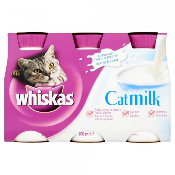 Whiskas Whiskas Catmilk 3 x (3 x 200 ml)