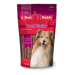 Afbeelding Best Buddy Beef Strip hondensnack 100 gram door Brekz.nl