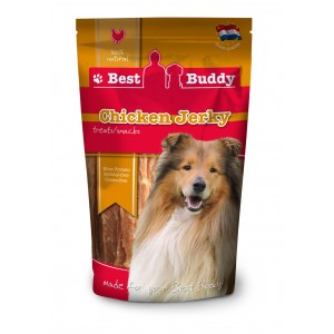 Afbeelding Best Buddy Chicken Jerky hondensnack 100 gram door Brekz.nl