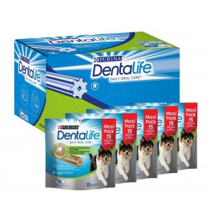 Purina DentaLife Daily Oral Care Medium hondensnack (maxipack) 10 x 15 sticks afbeelding