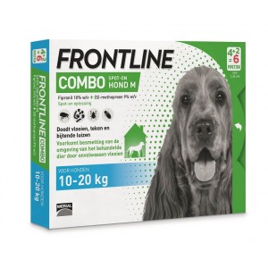 Afbeelding Frontline Combo Spot-On Hond M 6 pipetten door Brekz.nl