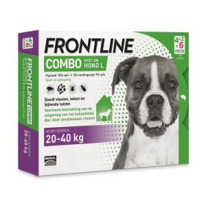 Afbeelding Frontline Combo Spot-On Hond L 3 pipetten door Brekz.nl