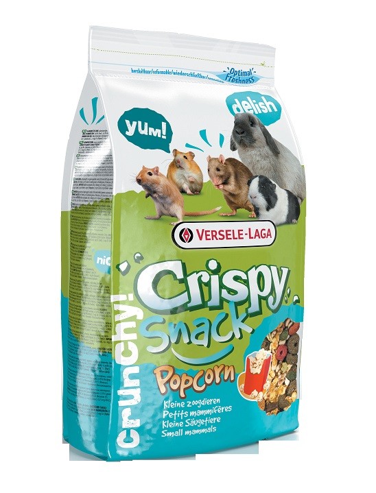 Versele-Laga Crispy Popcorn snack voor konijnen en knaagdieren