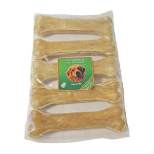 Buffelhuidbot geperst voor honden (16 cm) 10 stuks afbeelding