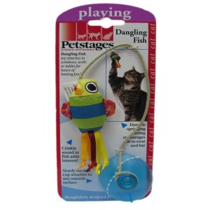 Afbeelding Petstages Dangling Fish voor katten Per stuk door Brekz.nl