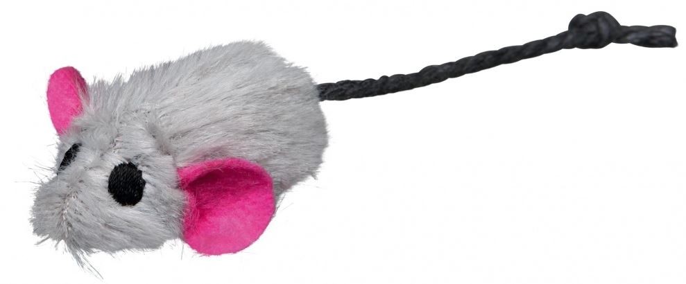 Trixie Pluche Muis met Catnip Kern voor de kat (6st)