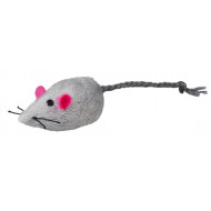 Trixie pluchen muis met bel voor de kat 2 verpakkingen
