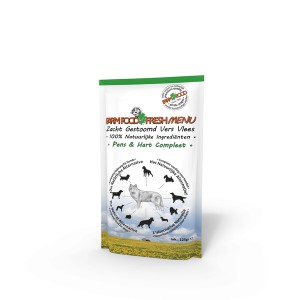 Farm Food Fresh Menu runderpens met hart natvoer hond (zakjes 125 g) 32 x 125 gr