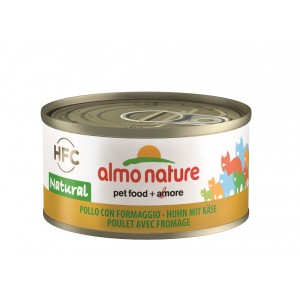 Almo Nature HFC Natural Kip en Kaas 70 gr Per 24 (Natural)