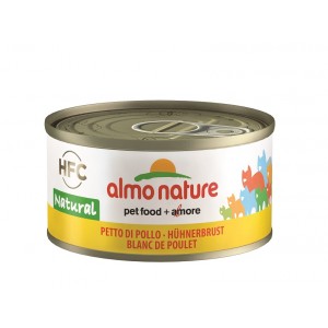 Afbeelding Almo Nature HFC Natural Kippenvlees 70 gr Per 6 (Legend) door Brekz.nl