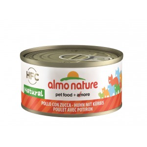 Afbeelding Almo Nature HFC Natural Kip met Pompoen 70 gr Per 24 (Natural) door Brekz.nl