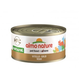 Afbeelding Almo Nature HFC Natural Kalf 70 gr Per 24 door Brekz.nl