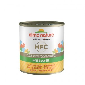 Afbeelding Almo Nature HFC Natural Kipfilet 280 gr per 6 door Brekz.nl