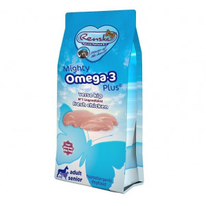 Renske Mighty Omega-3 Plus Adult Senior kip & rijst hondenvoer 2 x 15 kg