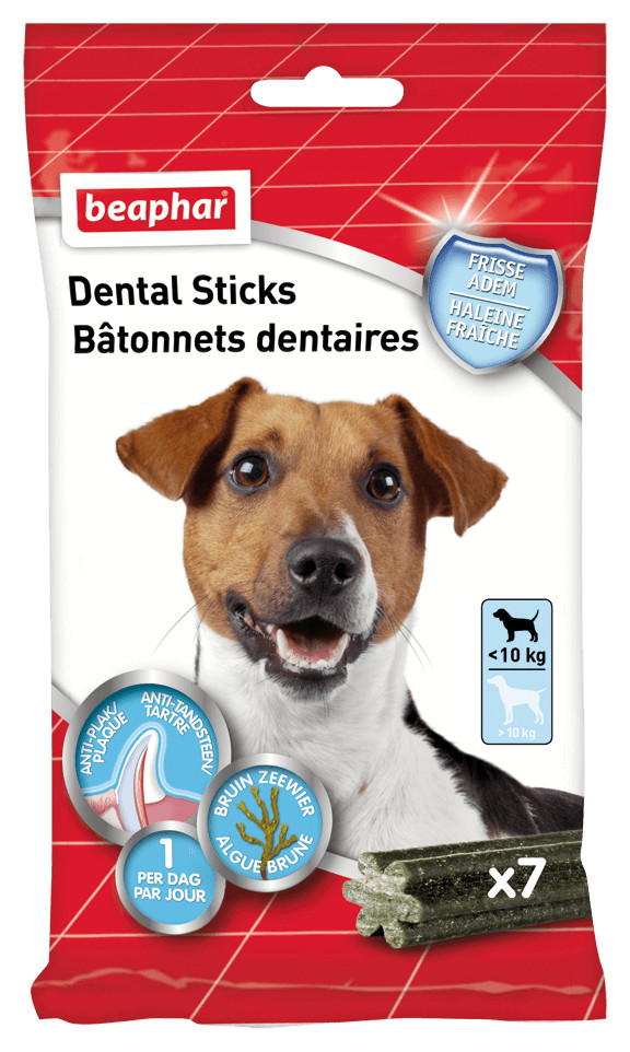 Afbeelding van 2x7 Stk. Beaphar Dental Sticks kleine hond