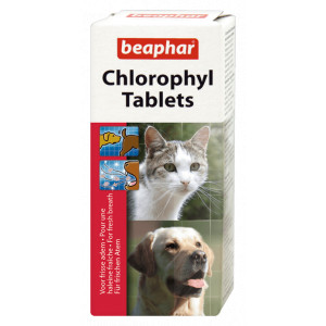 Afbeelding Beaphar Chlorophyl Tabletten voor hond en kat 30 tabletten door Brekz.nl