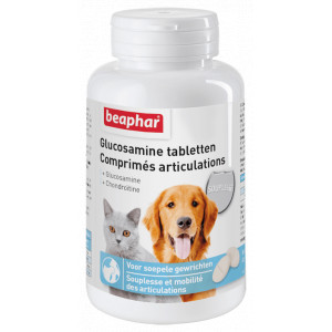 Afbeelding Beaphar Glucosamine Tabletten voor hond en kat 60 Tabletter door Brekz.nl