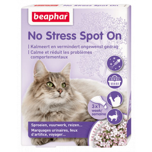 Afbeelding Beaphar No Stress Spot On Kat 3 pipetten door Brekz.nl