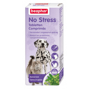Beaphar No Stress Tabletten voor hond en kat 20 tabletten afbeelding