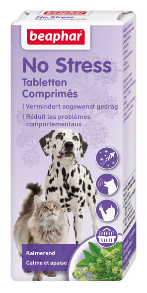 Afbeelding van 20 Tabl. Beaphar No Stress Tabletten voor Hond en Kat