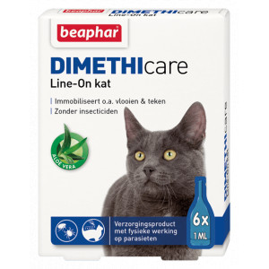 Afbeelding Beaphar Dimethicare Line-On kat 6 pipetten door Brekz.nl