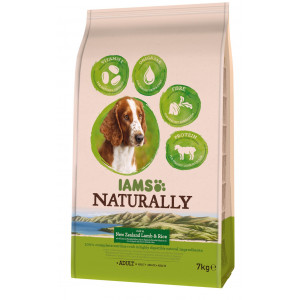 Afbeelding Iams Naturally Adult Lam & Rijst hondenvoer 2,7 kg door Brekz.nl